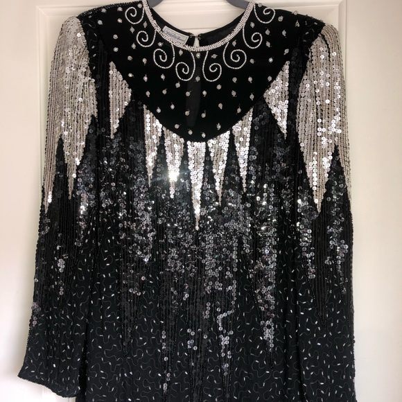 Vintage SAKS FIFTH AVENUE Sequin Top - Picture 2 of 8